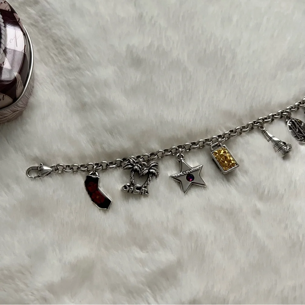 Limited Edition Brighton California Collectable Charm Bracelet - Picture 5 of 11